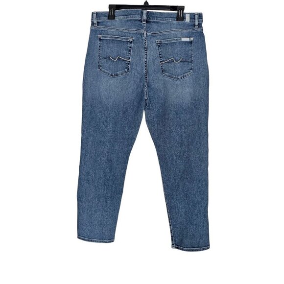 Women's - 7 For All Mankind Josefina Boyfriend Jeans, Size 32 - Picture 9 of 11